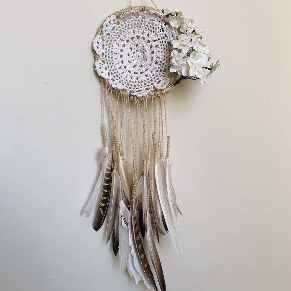 Boho Hand Made Dream Catcher Wall Hanging